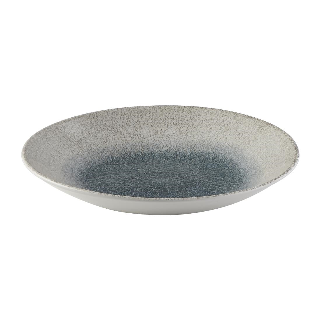 FS919 Churchill Raku Duo Agate Deep Coupe Plate Topaz 279mm (Pack of 12) JD Catering Equipment Solutions Ltd