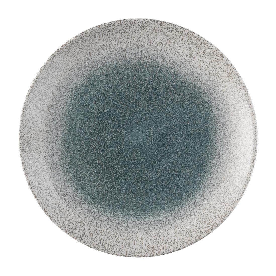 FS921 Churchill Raku Duo Agate Evolve Coupe Bowl Topaz 248mm (Pack of 12) - JD Catering Equipment Solutions Ltd