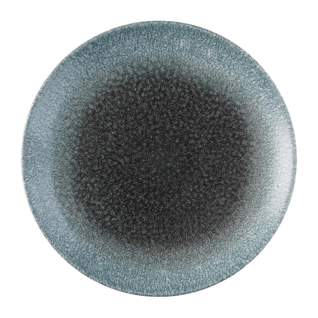 FS924 Churchill Raku Duo Evolve Coupe Plate Topaz Quartz 286mm (Pack of 12) - JD Catering Equipment Solutions Ltd