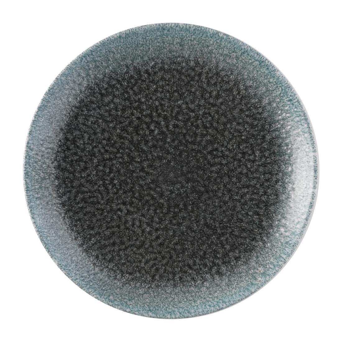 FS926 Churchill Raku Duo Evolve Coupe Plate Topaz Quartz 219mm (Pack of 12) - JD Catering Equipment Solutions Ltd