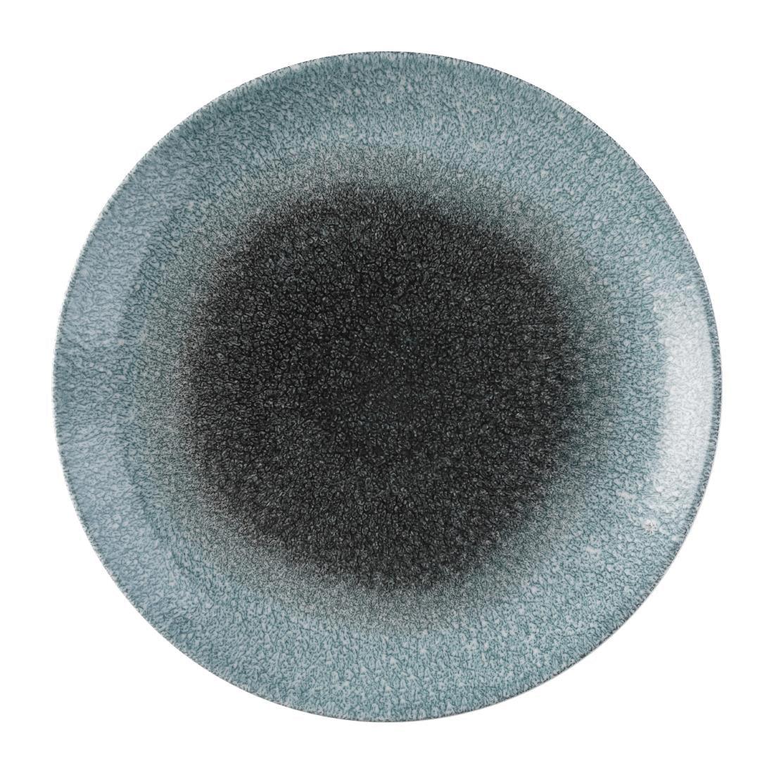 FS927 Churchill Raku Duo Deep Coupe Plate Topaz Quartz 279mm (Pack of 12) - JD Catering Equipment Solutions Ltd