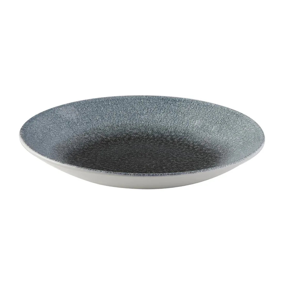 FS928 Churchill Raku Duo Deep Coupe Plate Topaz Quartz 239mm (Pack of 12) - JD Catering Equipment Solutions Ltd