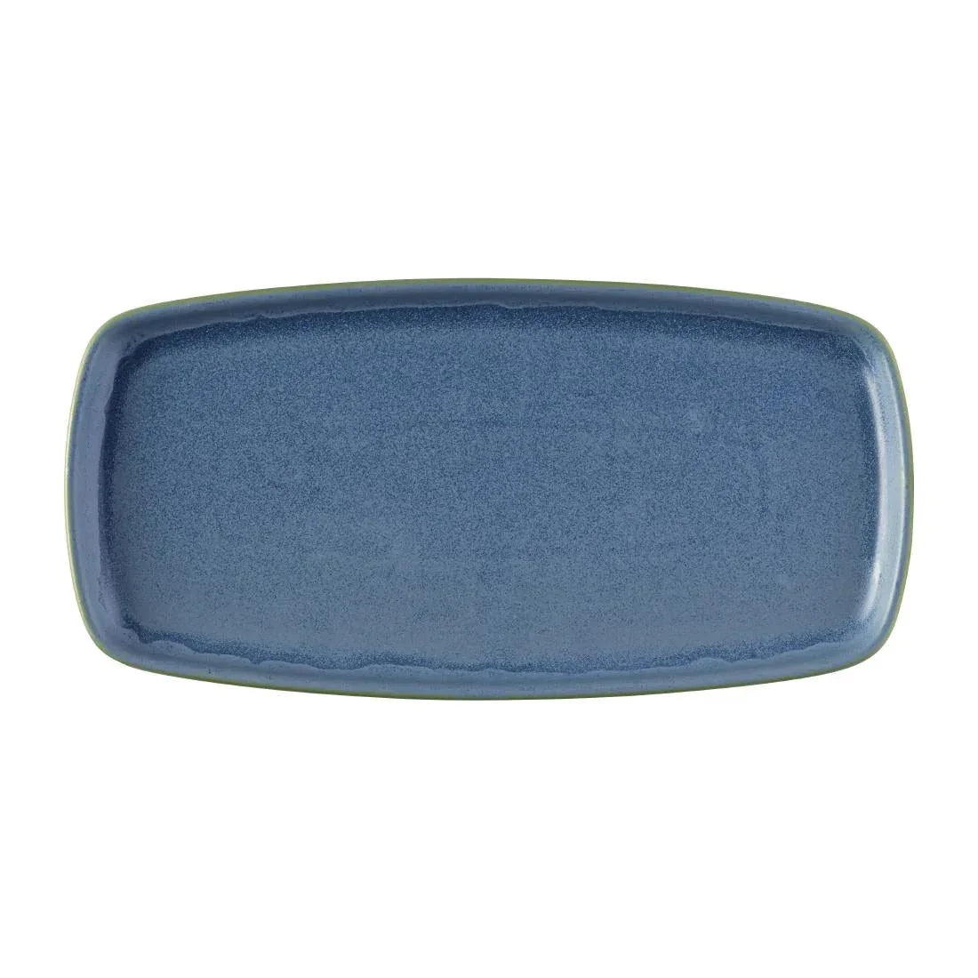 FS954 Churchill Emerge Oslo Oblong Plate Blue 287x146mm (Pack of 6) - JD Catering Equipment Solutions Ltd