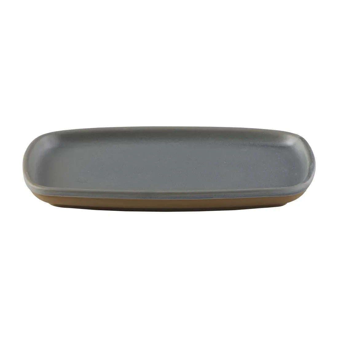 FS957 Churchill Emerge Seattle Oblong Plate Grey 222x152mm (Pack of 6) - JD Catering Equipment Solutions Ltd