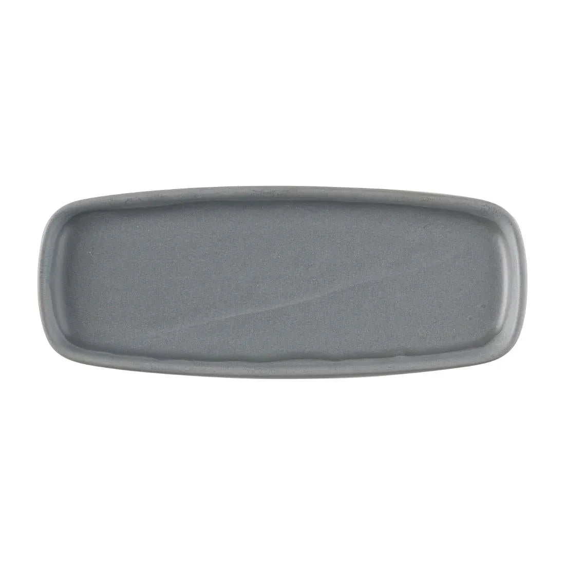 FS958 Churchill Emerge Seattle Oblong Plate Grey 254x77mm (Pack of 6) - JD Catering Equipment Solutions Ltd