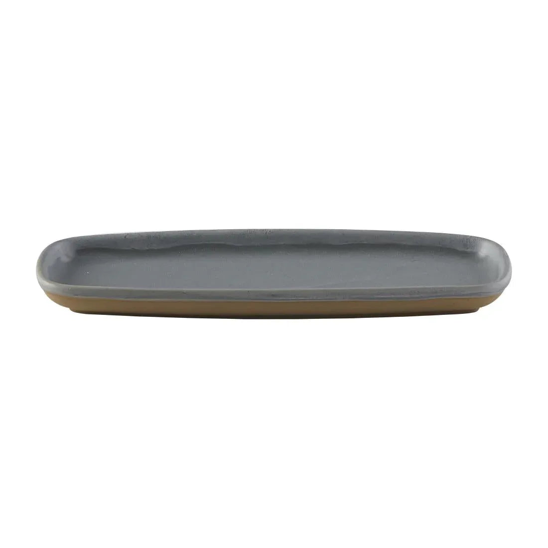 FS958 Churchill Emerge Seattle Oblong Plate Grey 254x77mm (Pack of 6) - JD Catering Equipment Solutions Ltd