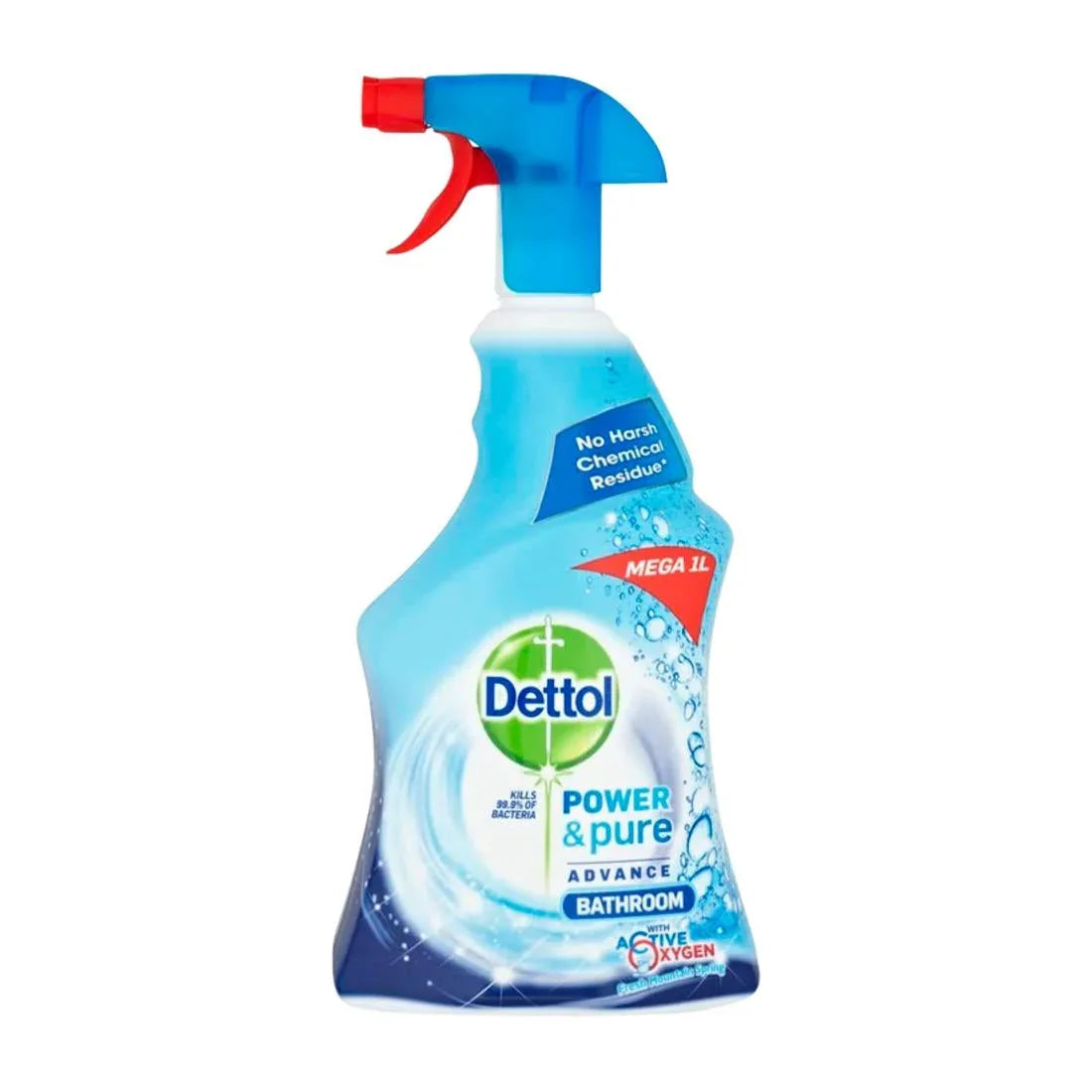 FT019 Dettol Power and Pure Advance Bathroom Cleaner Ready To Use 1Ltr - JD Catering Equipment Solutions Ltd