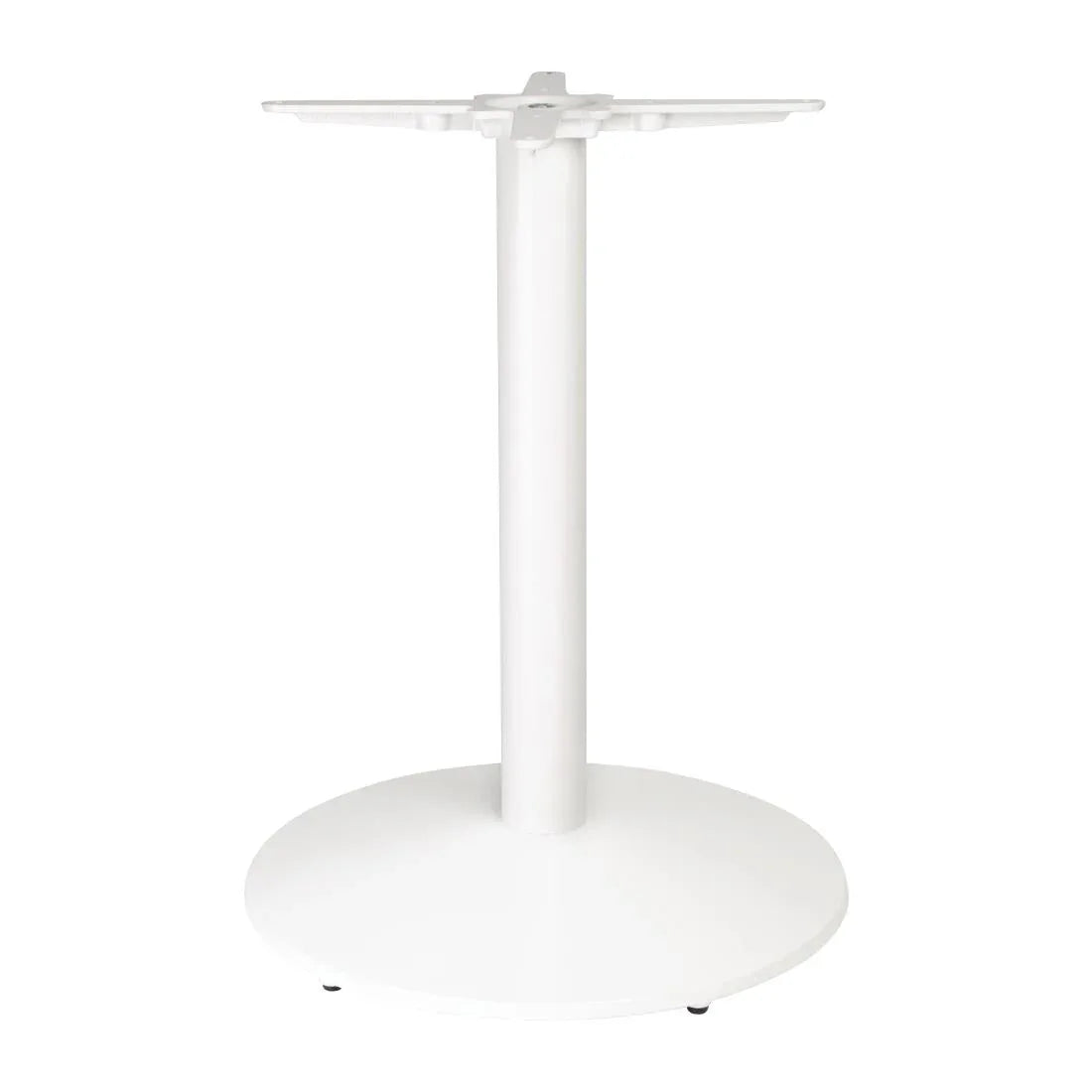FT029 Bolero Cast Iron Round Table Base White - JD Catering Equipment Solutions Ltd
