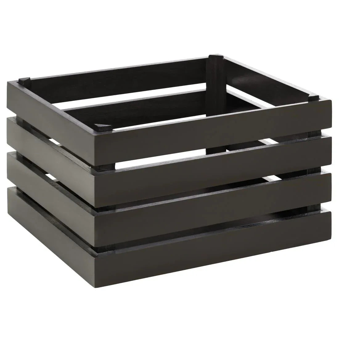 FT152 APS Superbox Coated Wooden Crate Black 350 x 290mm - JD Catering Equipment Solutions Ltd