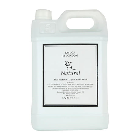 FT275 Taylor of London Natural 5ltr Anti Bac Handwash x2 JD Catering Equipment Solutions Ltd