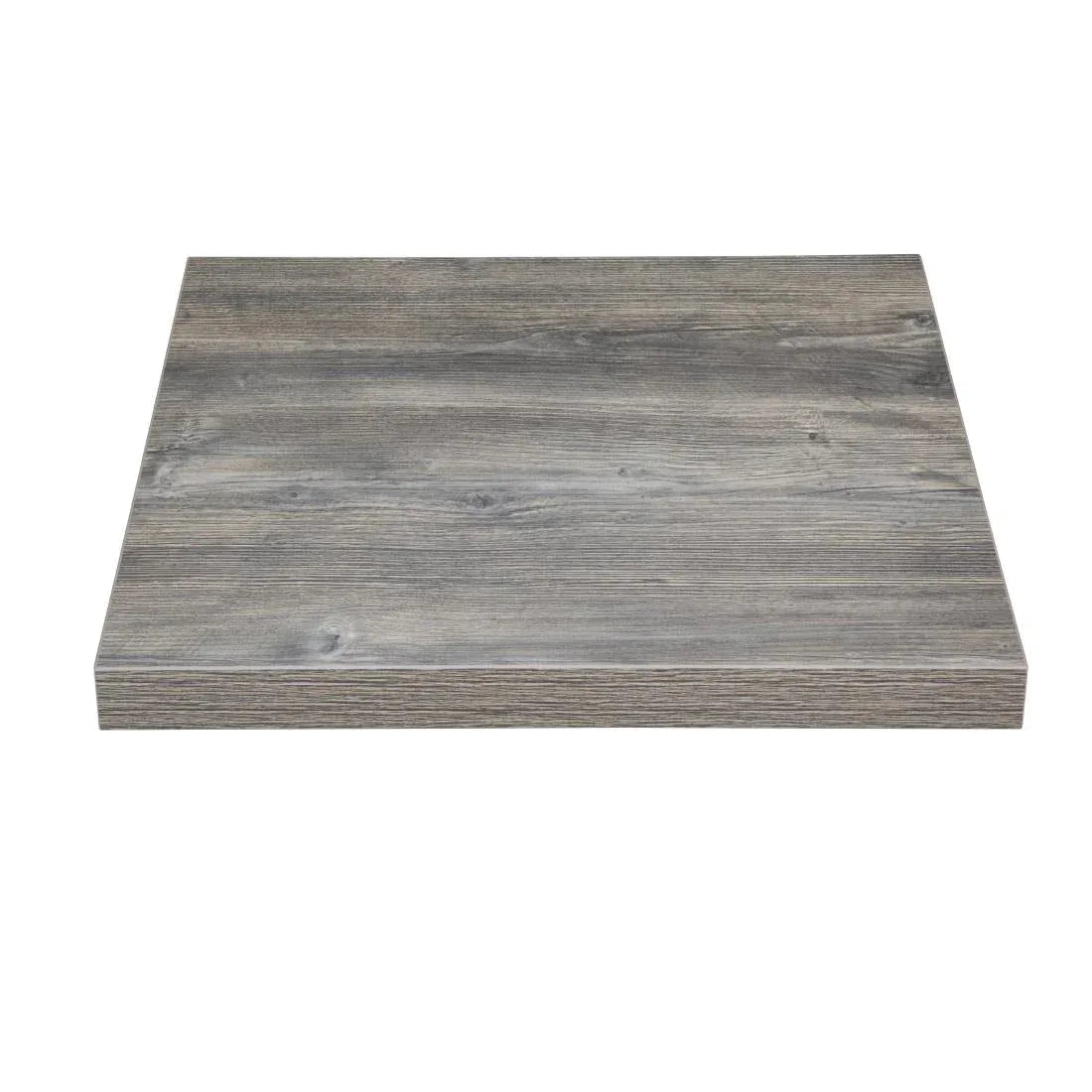 FT291 Bolero Pre-Drilled Square Melamine Table Top Ash Grey 700mm - JD Catering Equipment Solutions Ltd