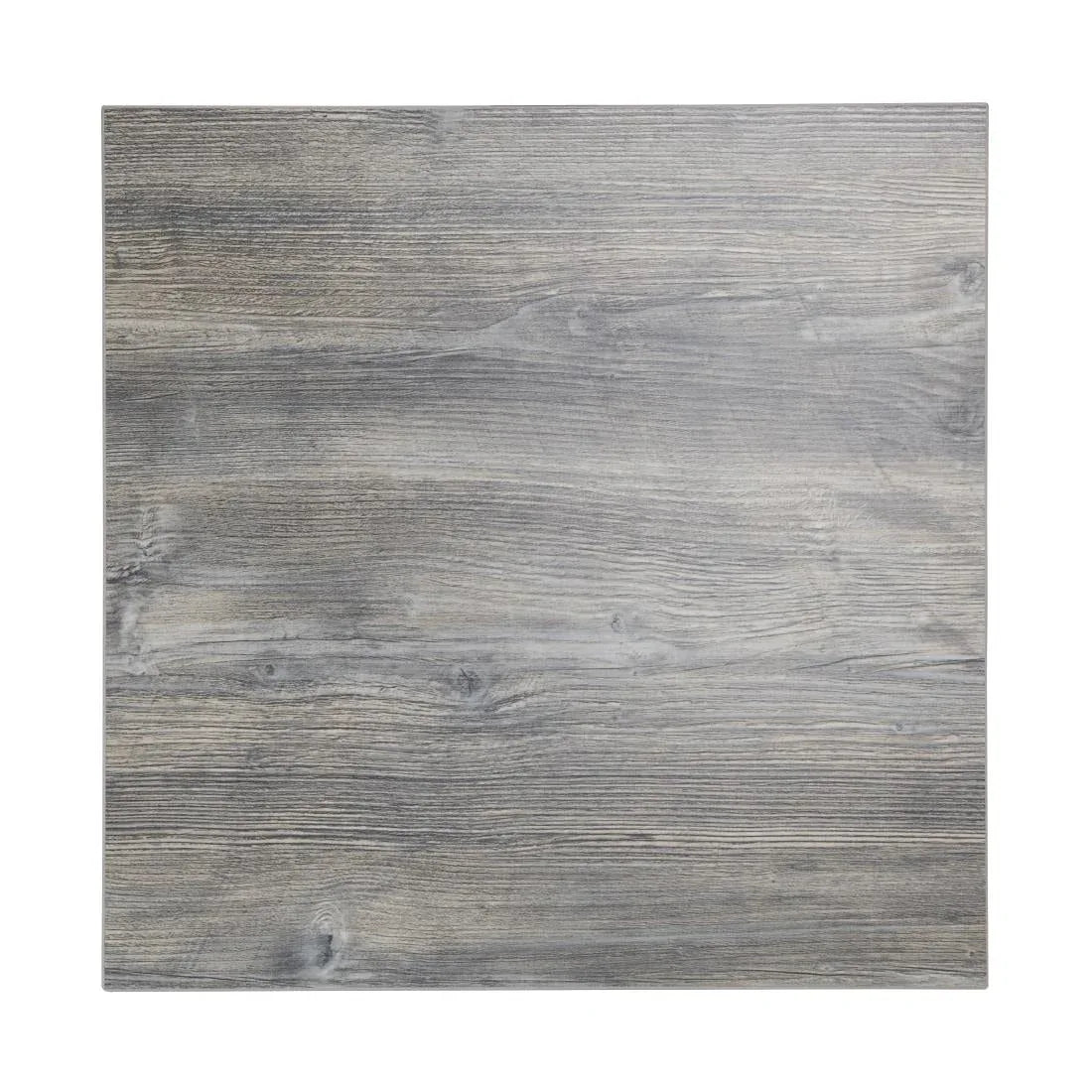 FT291 Bolero Pre-Drilled Square Melamine Table Top Ash Grey 700mm - JD Catering Equipment Solutions Ltd