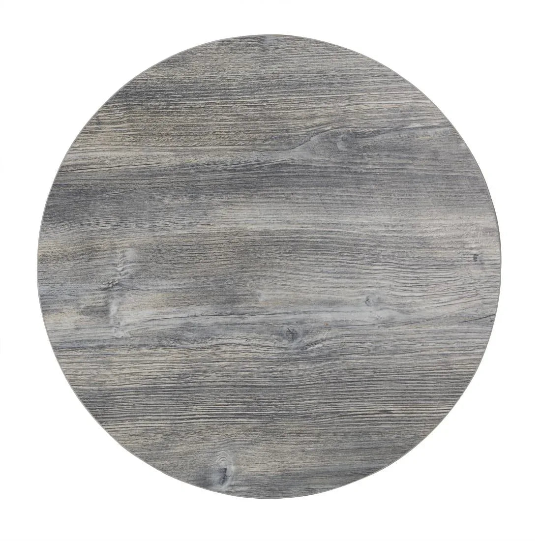 FT292 Bolero Pre-Drilled Round Melamine Table Top Ash Grey 600mm - JD Catering Equipment Solutions Ltd