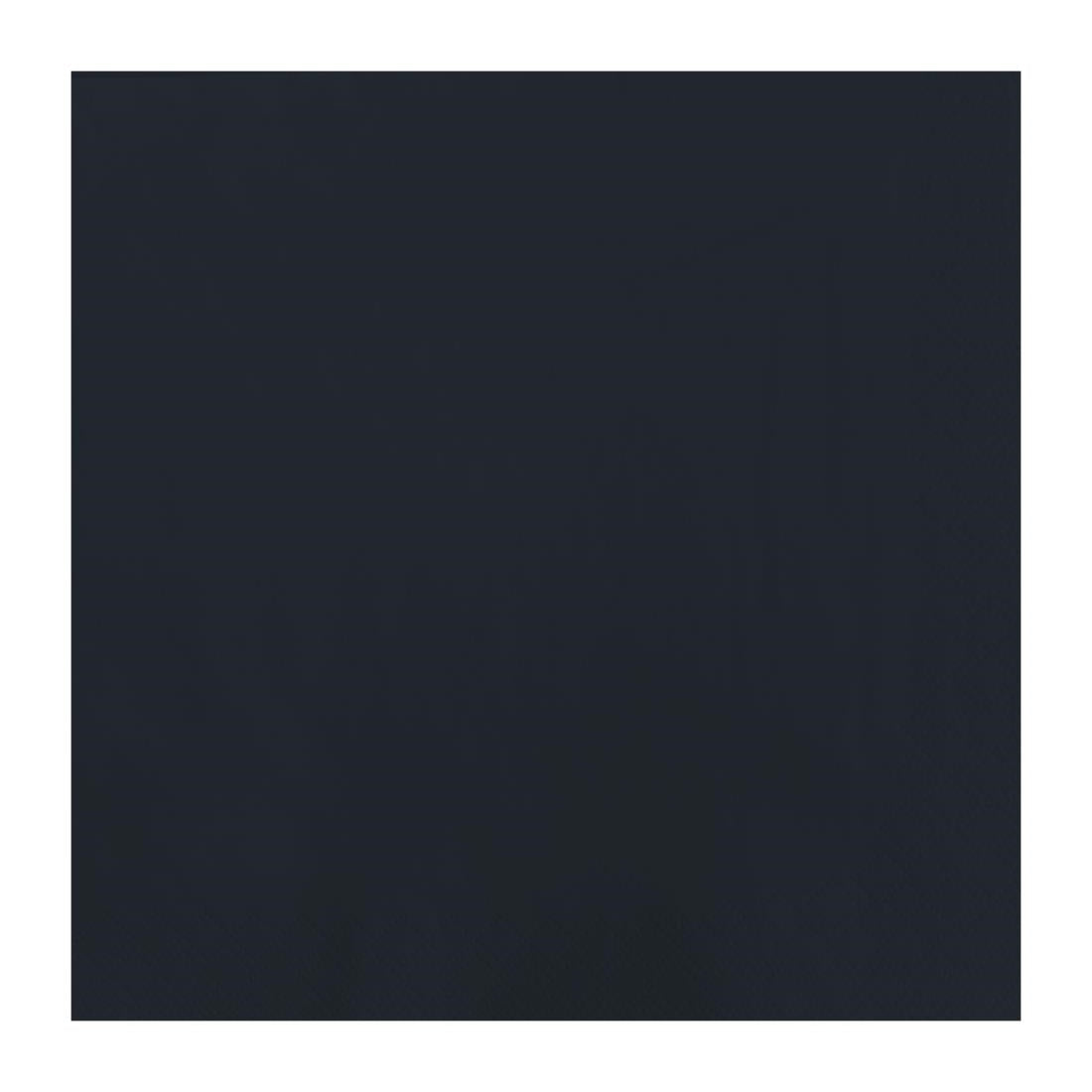 FT326 Fasana Dinner Napkin Black 40x40cm 3ply 1/4 Fold (Pack of 1000) JD Catering Equipment Solutions Ltd