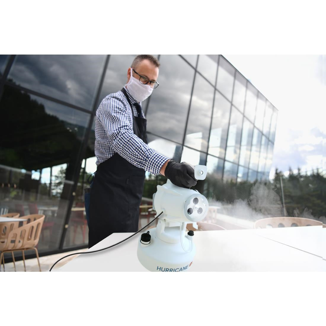 FT328 Hurricane ES Electrostatic Fogger 230V JD Catering Equipment Solutions Ltd