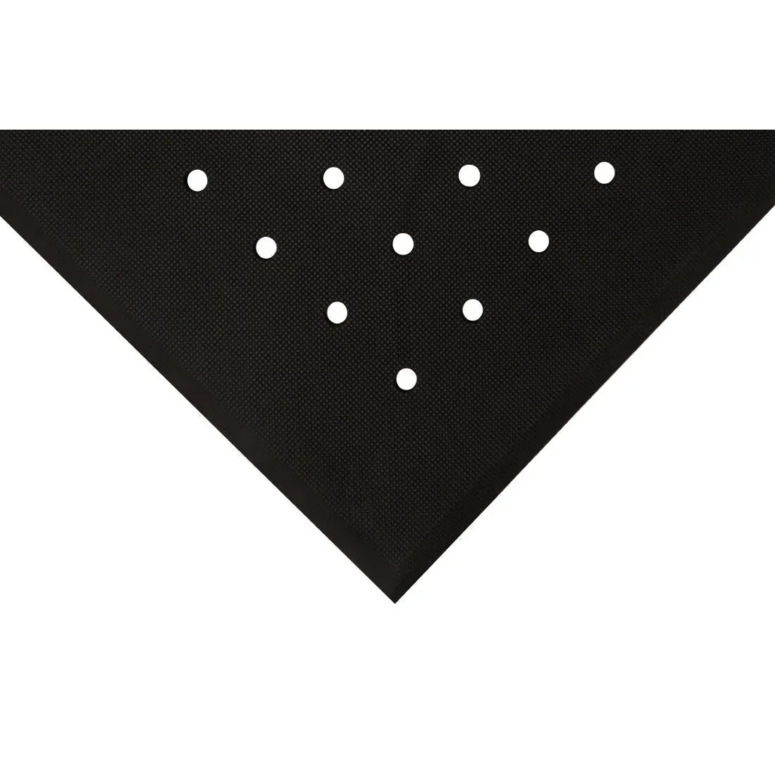 FT342 COBA Hygimat Anti-Fatigue Mat Black With Drainage Holes 0.9 x 1.5m - JD Catering Equipment Solutions Ltd
