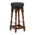 FT401 Classic Rubber Wood High Bar Stool with Black Diamond Seat (Pack of 2) JD Catering Equipment Solutions Ltd