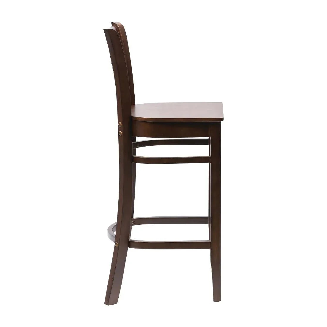 FT428 Manhattan Dark Walnut Bar Chair - JD Catering Equipment Solutions Ltd