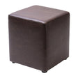 FT446 Cube Faux Leather Bar Stool Peat (Pack of 2) JD Catering Equipment Solutions Ltd