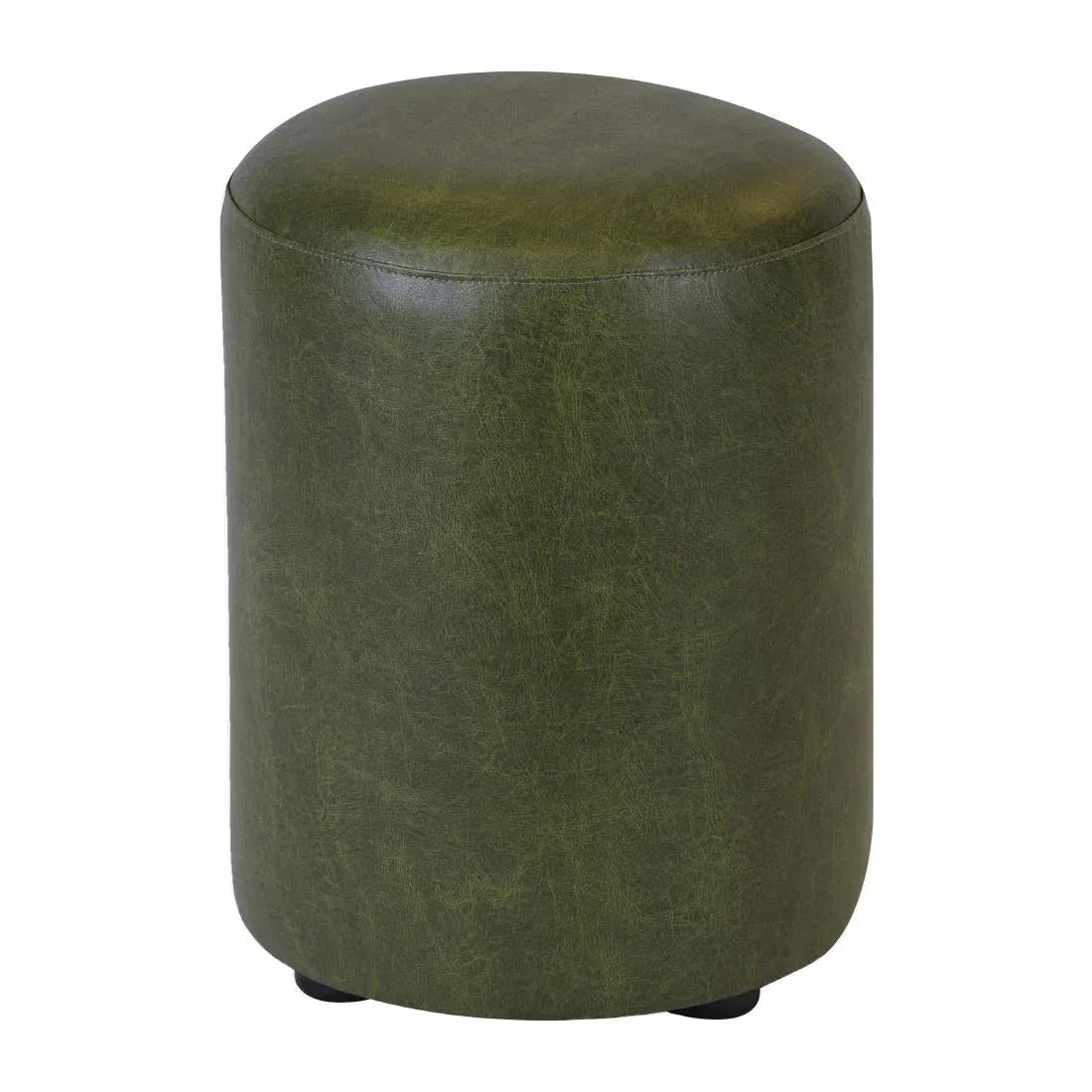 FT454 Cylinder Faux Leather Bar Stool Juniper (Pack of 2) - JD Catering Equipment Solutions Ltd