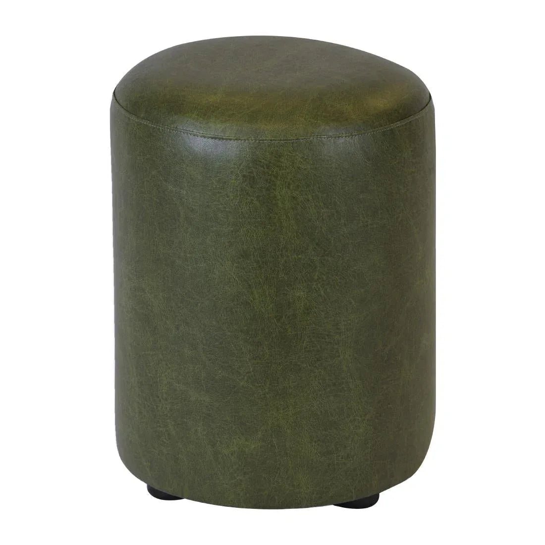 FT454 Cylinder Faux Leather Bar Stool Juniper (Pack of 2) - JD Catering Equipment Solutions Ltd
