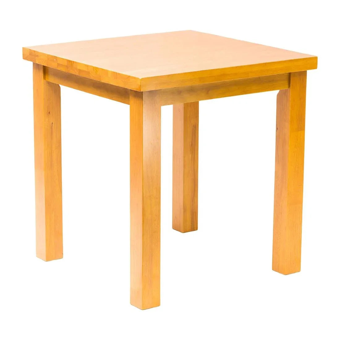 FT488 Kendal Square Dining Table Soft Oak 700x700mm - JD Catering Equipment Solutions Ltd