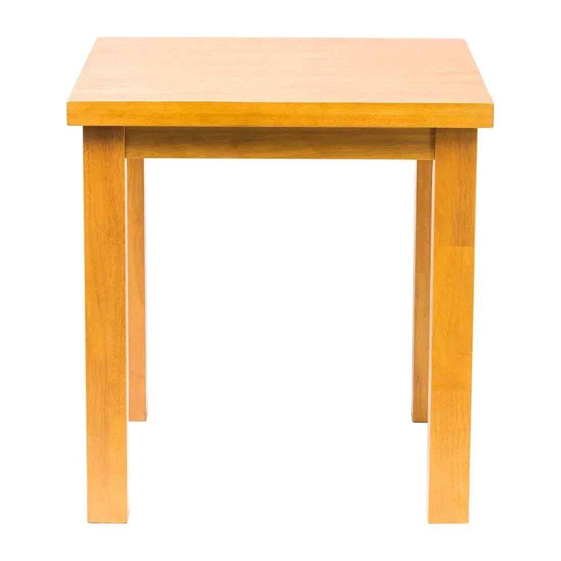 FT488 Kendal Square Dining Table Soft Oak 700x700mm - JD Catering Equipment Solutions Ltd