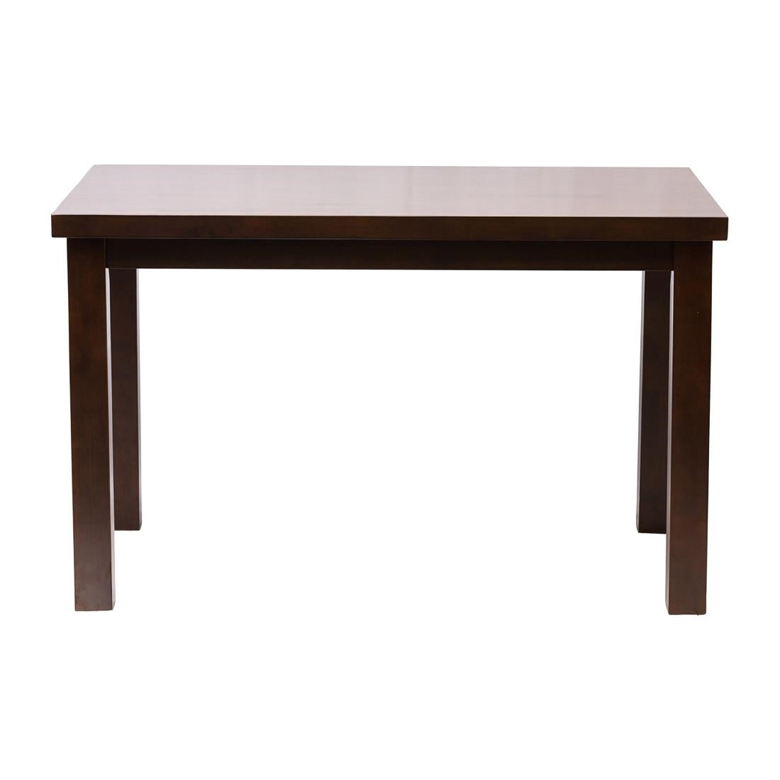 FT489 Kendal Rectangle Dining Table Dark Wood 1200x700mm JD Catering Equipment Solutions Ltd