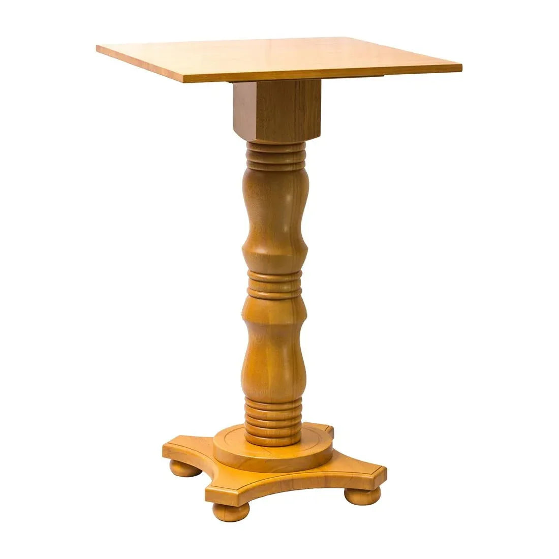 FT508 Islington Poseur Square Table Soft Oak 700x700mm - JD Catering Equipment Solutions Ltd