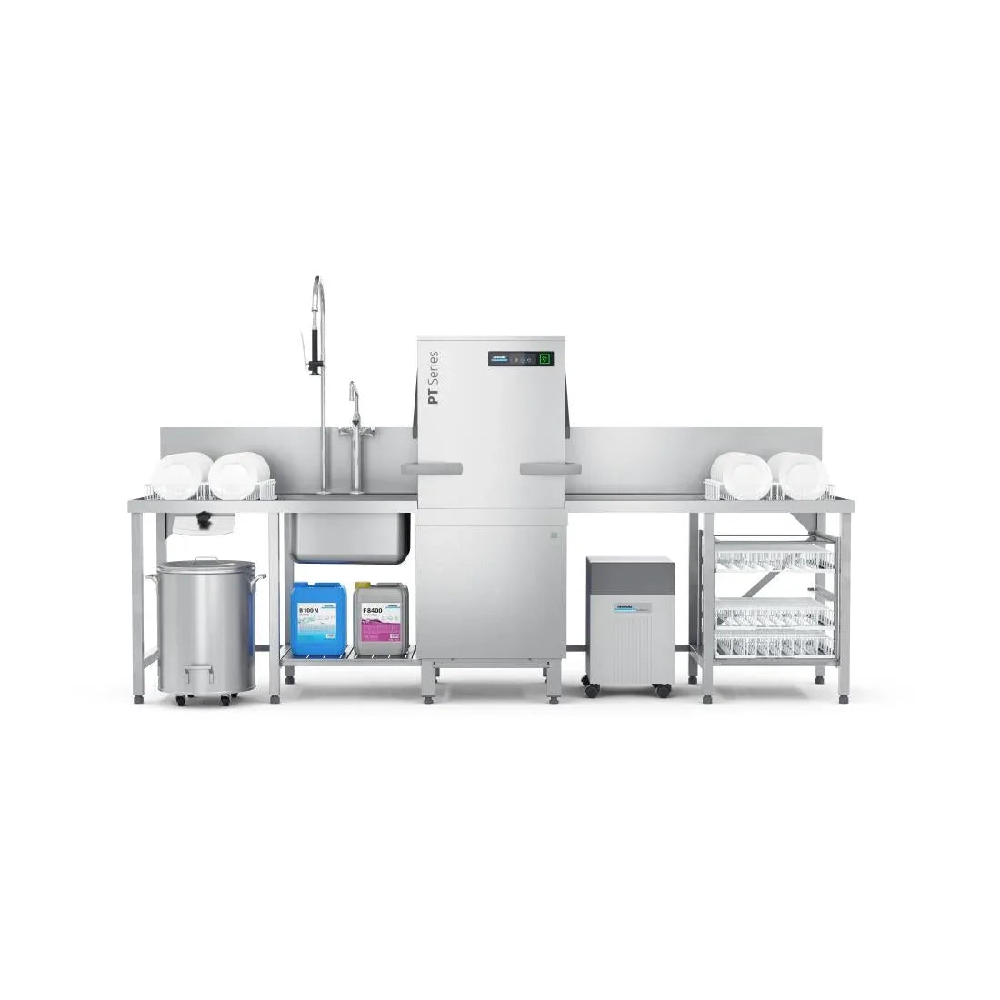 FT525 Winterhalter Pass Through Dishwasher PT-M Energy+ with IDD - JD Catering Equipment Solutions Ltd