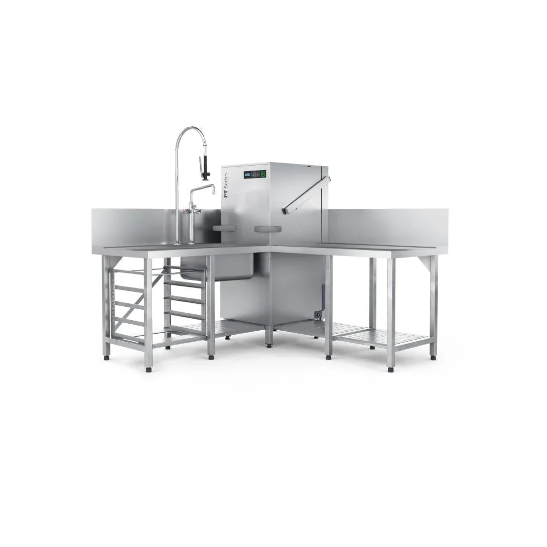 FT531 Winterhalter Pass Through Dishwasher PT-L with Water Softener and IDD - JD Catering Equipment Solutions Ltd