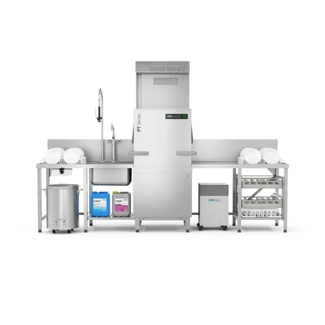 FT533 Winterhalter Pass Through Dishwasher PT-L Energy+ with IDD - JD Catering Equipment Solutions Ltd