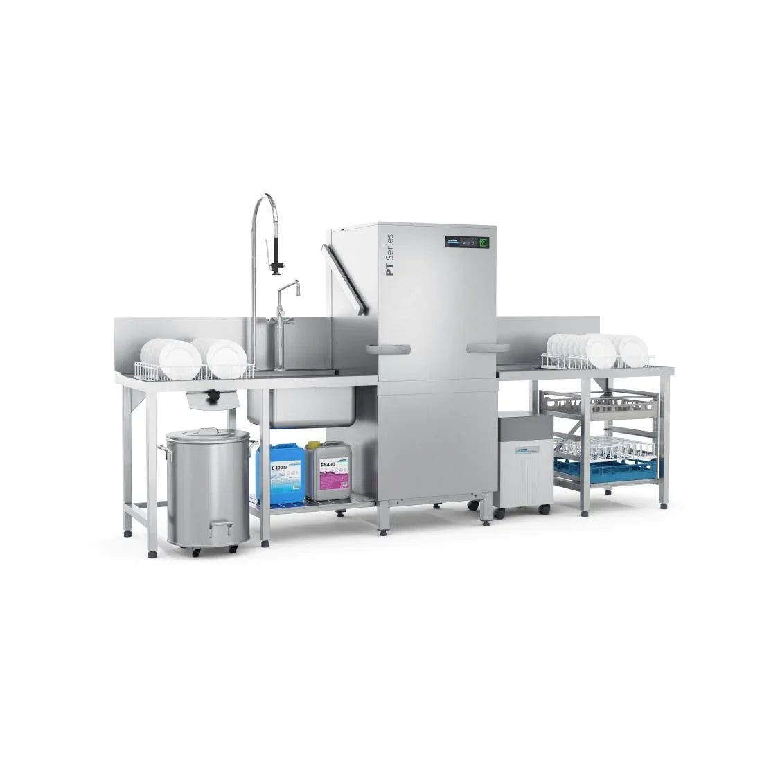 FT537 Winterhalter Pass Through Dishwasher PT-XL with IDD - JD Catering Equipment Solutions Ltd