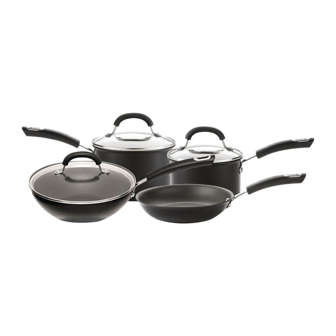 FT627 Circulon Total Hard Anodized 4 Piece Pan Set JD Catering Equipment Solutions Ltd