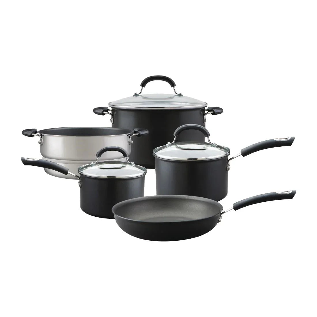 FT628 Circulon Total Hard Anodized 5 Piece Pan Set - JD Catering Equipment Solutions Ltd