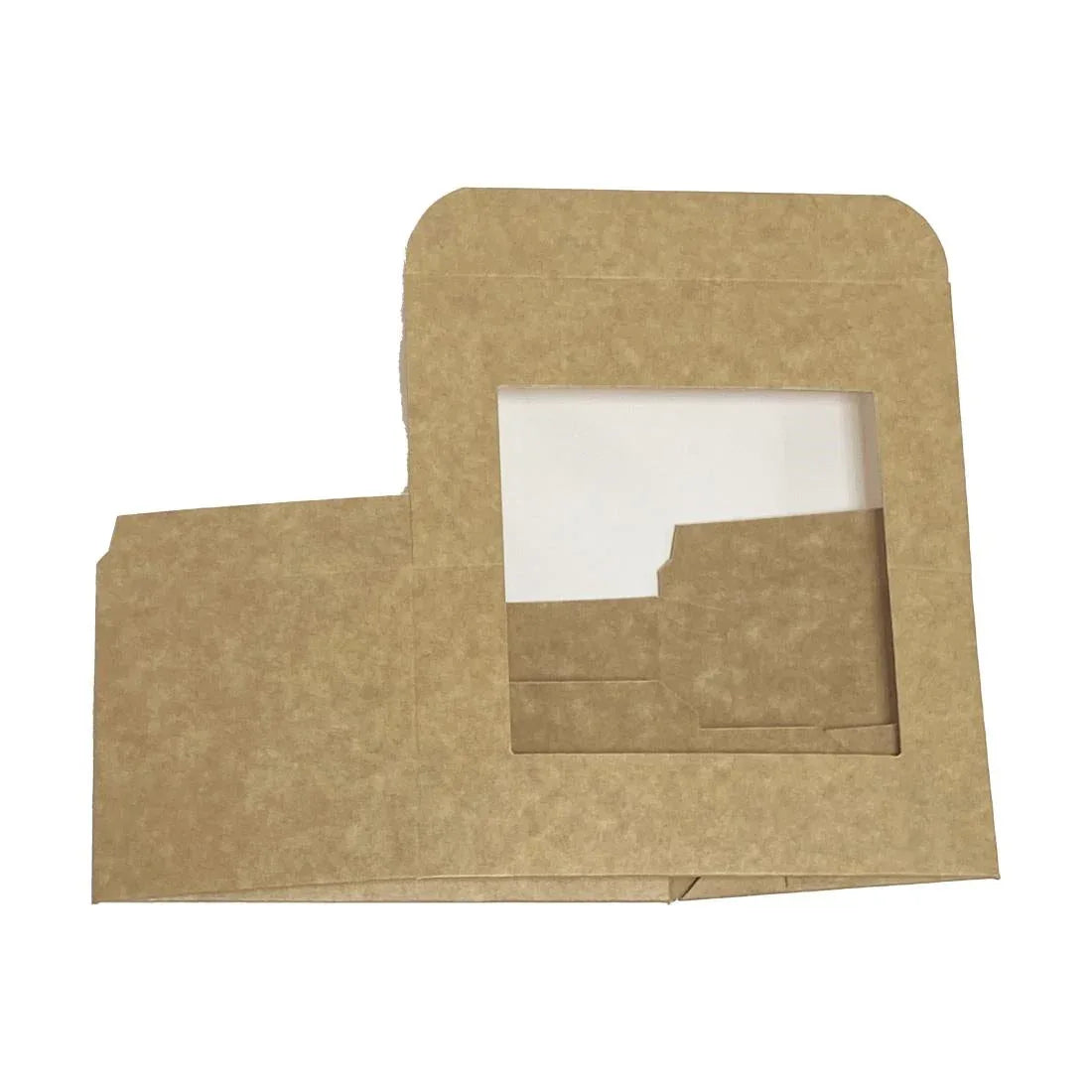 FT652 Fiesta Recyclable Bloomer Box with PET Window 70x125mm (Pack of 500) - JD Catering Equipment Solutions Ltd