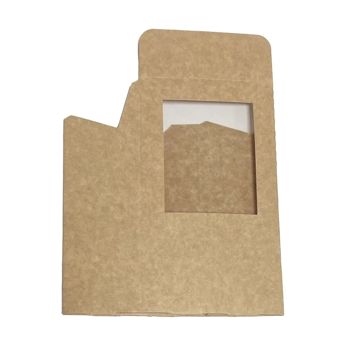 FT653 Fiesta Recyclable Wrap Box with PET Window (Pack of 500) - JD Catering Equipment Solutions Ltd