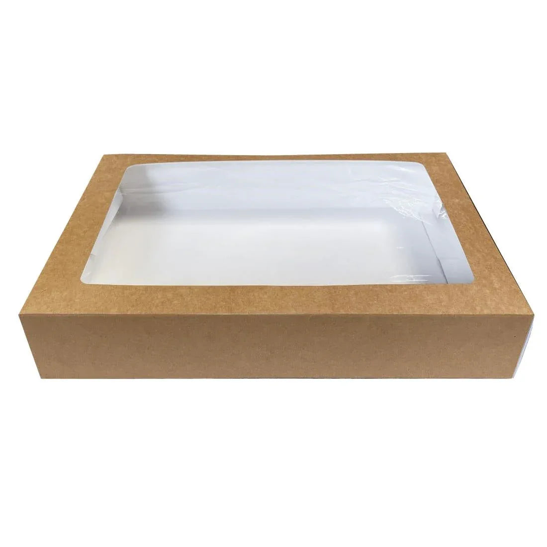 FT673 Fiesta Recyclable Platter Box with PET Window Large (Pack of 25) - JD Catering Equipment Solutions Ltd