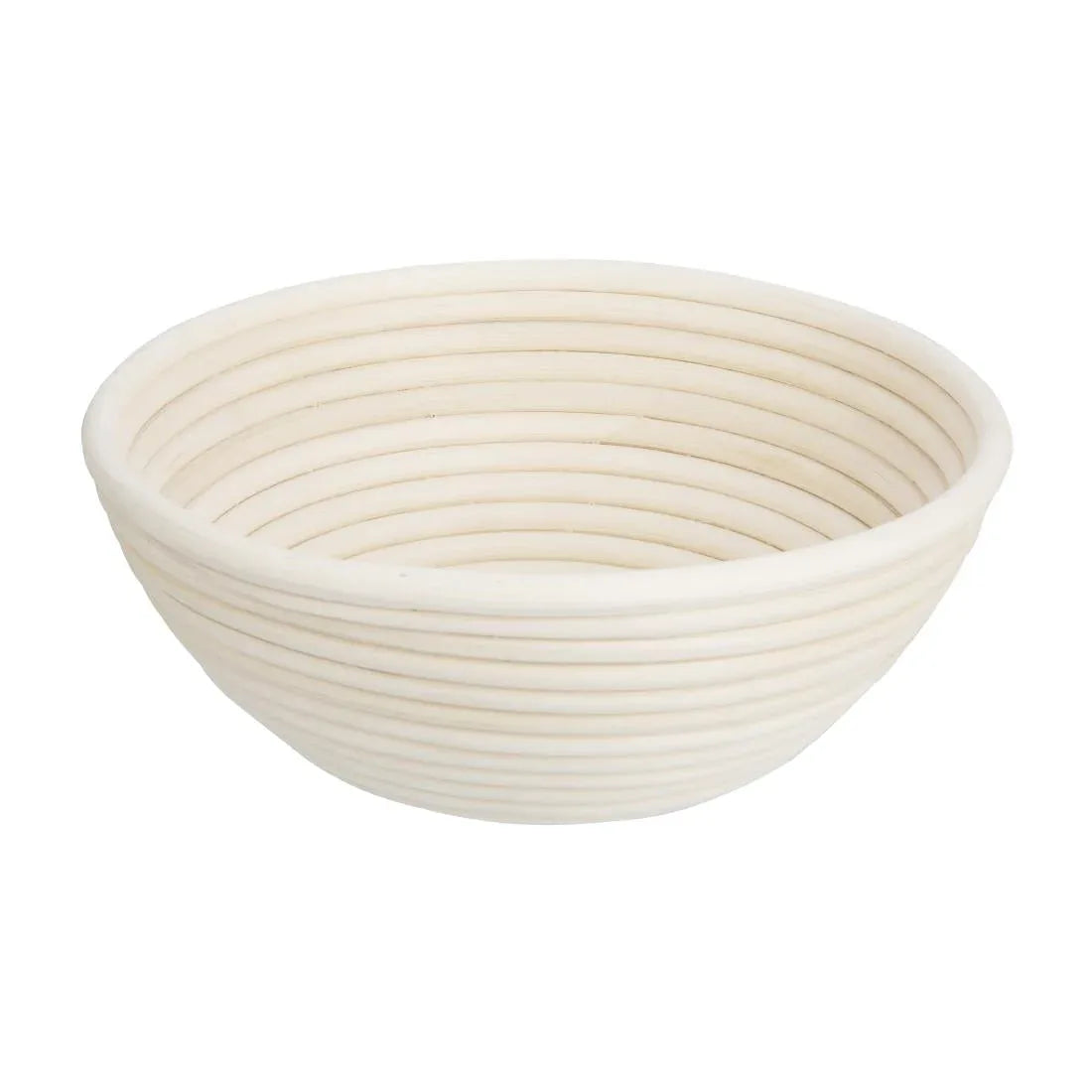 FT839 Vogue Rattan Proving Basket Round 220x80mm - JD Catering Equipment Solutions Ltd