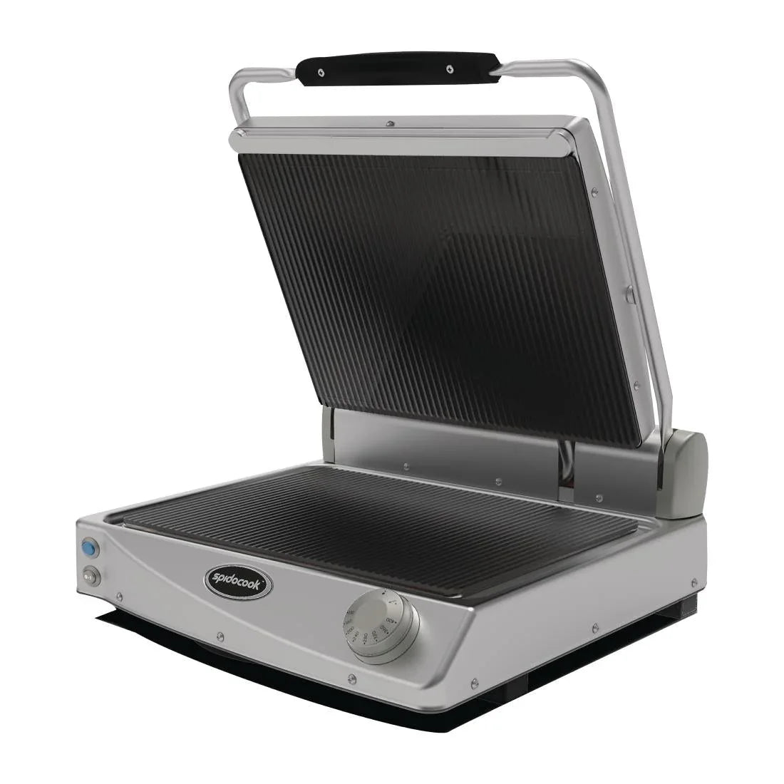 FT843 Spidocook Spidoglass Medium BBQ Ribbed Contact Grill Manual SP015PR-B - JD Catering Equipment Solutions Ltd