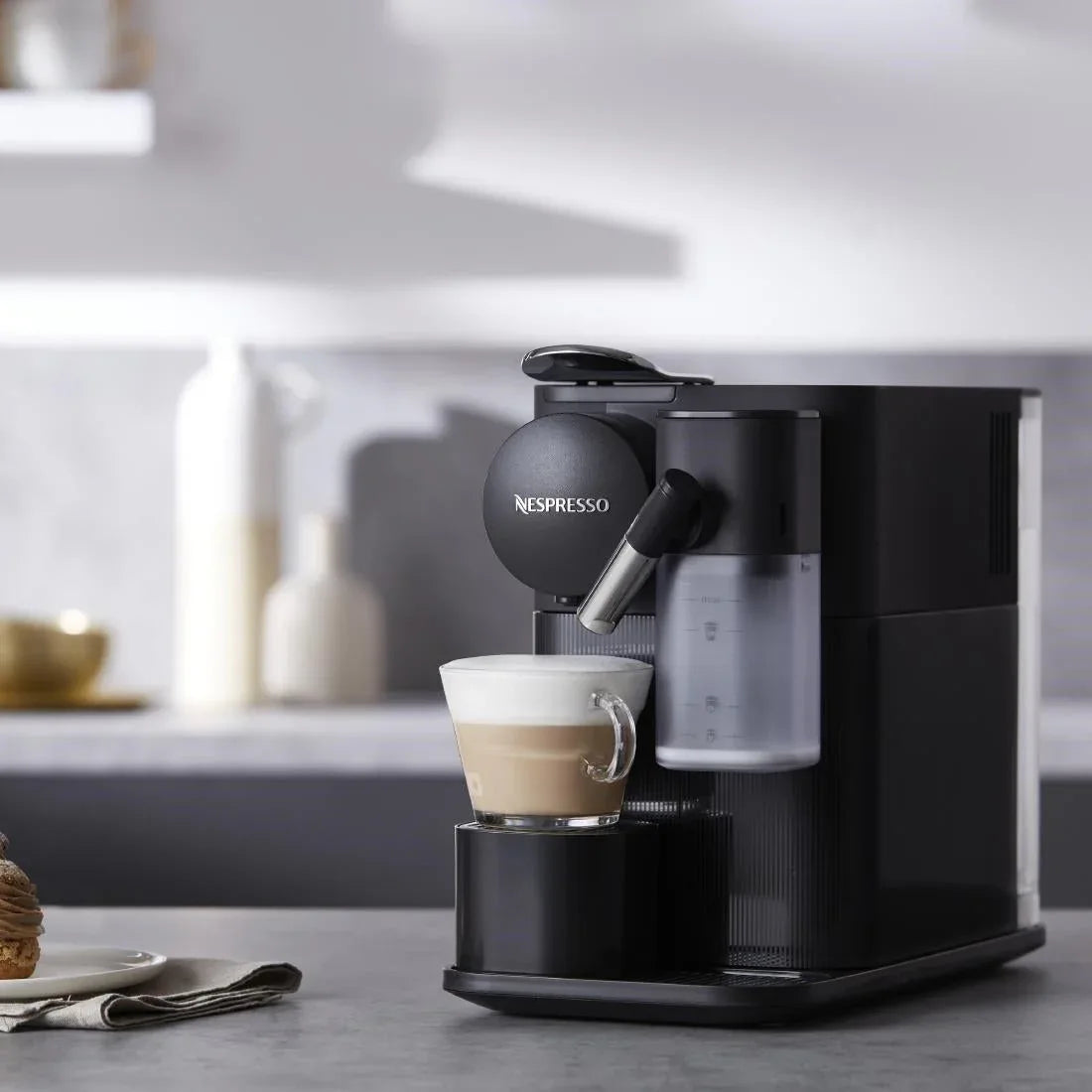 FT896 DeLonghi Nespresso Lattissima One Coffee Machine Black - JD Catering Equipment Solutions Ltd