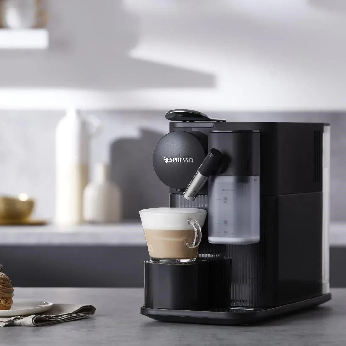 FT896 DeLonghi Nespresso Lattissima One Coffee Machine Black - JD Catering Equipment Solutions Ltd