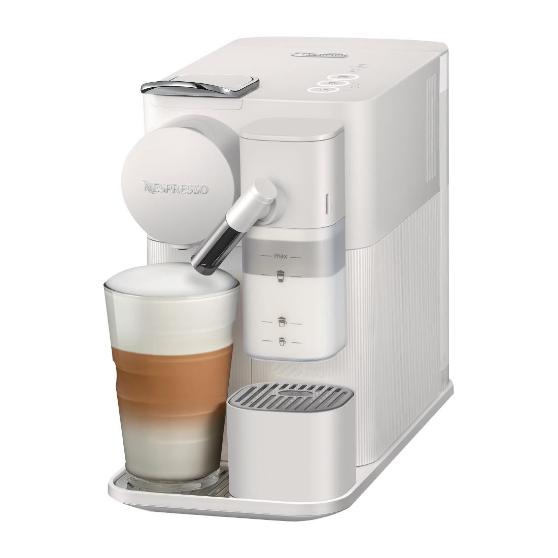 FT898 DeLonghi Nespresso Lattissima One Coffee Machine White JD Catering Equipment Solutions Ltd