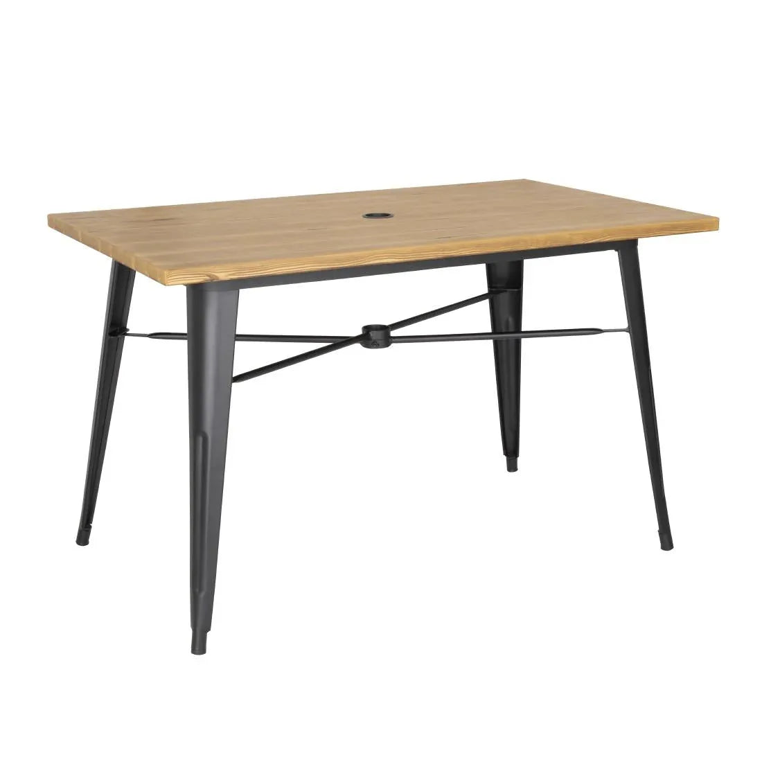 FT954 Bolero Complete Outdoor Table 120x76x76cm - Light Wood - JD Catering Equipment Solutions Ltd