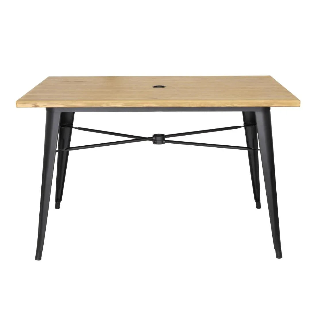 FT954 Bolero Complete Outdoor Table 120x76x76cm - Light Wood - JD Catering Equipment Solutions Ltd