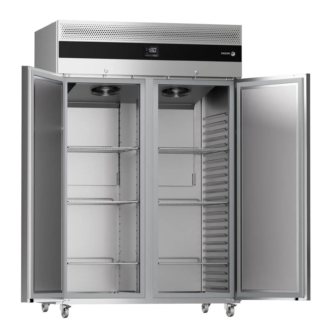 FU004 Fagor Advance Gastronorm Upright Cabinet Freezer 2 Door AUN-22G - JD Catering Equipment Solutions Ltd