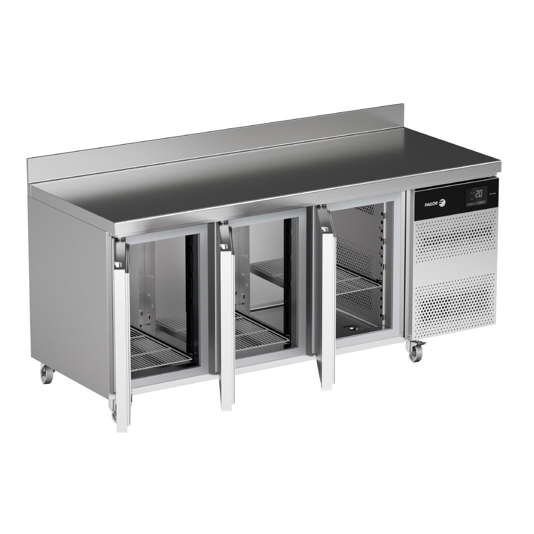 FU014 Fagor Advance 700 3 Door Gastronorm Counter Fridge ACP-3G JD Catering Equipment Solutions Ltd