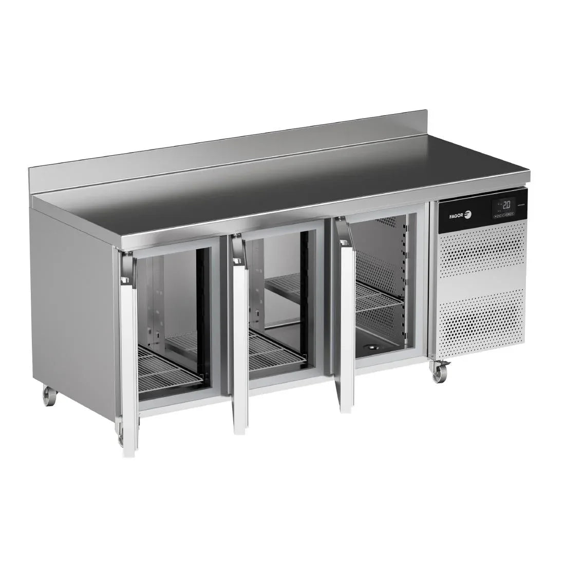 FU014 Fagor Advance 700 3 Door Gastronorm Counter Fridge ACP-3G - JD Catering Equipment Solutions Ltd