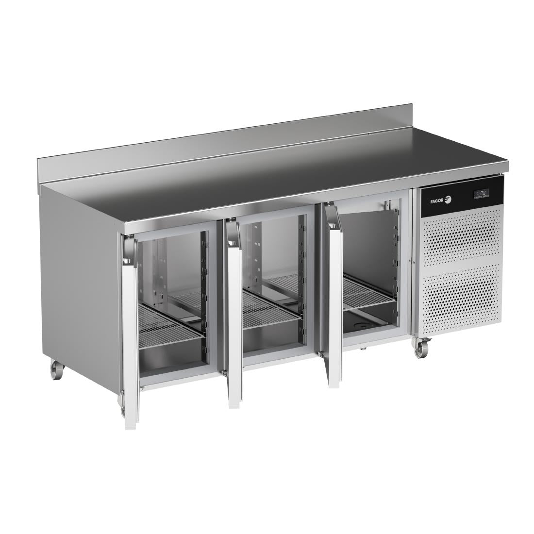 FU023 Fagor Concept 700 Gastronorm Counter Fridge 3 Door CCP-3G JD Catering Equipment Solutions Ltd