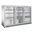 FU032 Fagor EERM Series Back Bar Cooler 3 Door Stainless Steel EERM-3 SS JD Catering Equipment Solutions Ltd